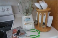 blender, jar lifter, kitchen utensils