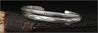Sterling Silver Wire & Cuff Bracelet (2), 15.75g