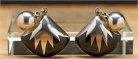 Taxco Sterling Earrings Mexico 16.8g