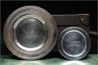Sterling Silver Vintage Plates - 181.83g