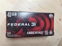 FEDERAL 40S&W 155GR FMJ