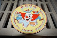 Vintage Bozo the clown plate