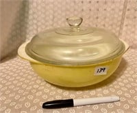 PYREX 2 QT MIXING BOWL AND GLASS LID
