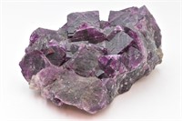 Natural Purple Cube Fluorite Crystal Specimen