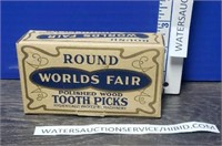 Worlds Fair Tooth pick box.