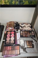 Box of makeup items