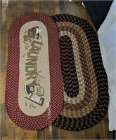 2-braided Oval Rugs -One is for Laundry Room Read