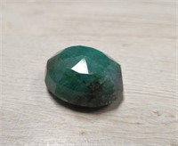 Natural Color Enhanced Emerald Gem SJC