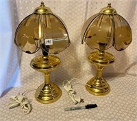 PAIR SMALL LAMPS