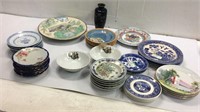 Large Collection of Asian Themed Dishes M7C