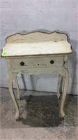 White Painted Wooden Small Desk (?) M9B