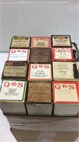 12 Antique Player Piano Rolls K10A