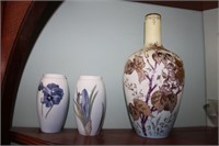Hand painted vase & more