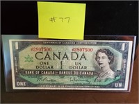 1967 - Bank of Canada $1 Dollar - Fine,