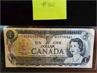 1973 - Bank of Canada $1 Dollar - Very Good,