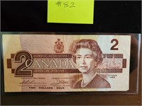 1986 - Bank of Canada $2 Dollar - Good