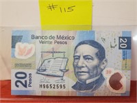 2016 - Mexico 20 Pesos - Very Fine