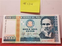 1988 - Peru 10000 Diez Mil Intis - Very Fine