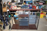 Metal stand, folding wheel chair,& more