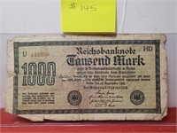1922 - Germany 1000 Mark - Very Good