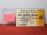 1923 - Germany 1000000 Mark - Very Fine