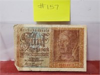 1939 - Germany 5 Reichsmark - Very Good