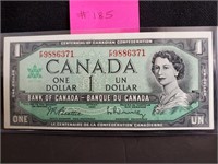 1967 - Canada $1 Dollar - Very Fine - UNC,