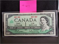 1967 - Canada $1 Dollar - Very Fine - UNC,