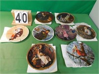 7 Knowles Collector Plates #4647AG -