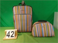 Lucs Vergani Bag And Rockland Luggage W/ Key