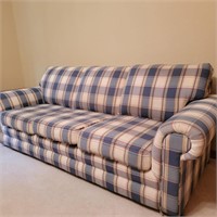Plaid Sleeper Sofa