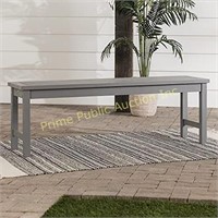 Walker Edison $135 Retail 53"  Grey Wash Bench