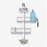 simplehuman Adjustable Shower Caddy, Stainless