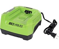 Greenworks $61 Retail  80V Lithium Charger