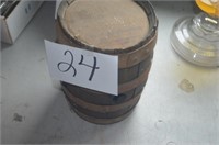 12" WOODEN ALCOHOL BARREL