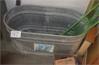 GALVANIZED HORSE WATERING TROUGH NEVER USED