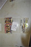 FISHING LURES, TOP WATER, DIVERS, MISC
