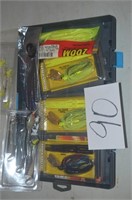 BOO YAHS, SOME SPINNER BAITS, MISC BOX