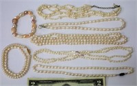 Freshwater Pearl Necklaces & Baroque Bracelet