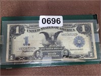 1899 BLACK EAGLE $1.00 LARGE NOTE SILVER CERTIFICE