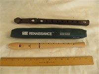 2pc Recorders - Vintage Wood & Renaissance