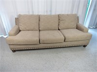 Tan Linen Couch