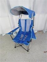 Folding Camping Chair w/ Sun Shade