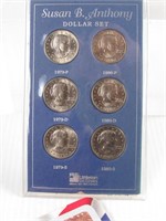 Susan B Anthony Dollar Coin Set