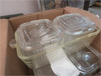 Vintage Federal Glass Food Containers
