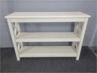 White Hall Table - 3 Tier