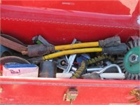 Red Westward Tool Box and Contents