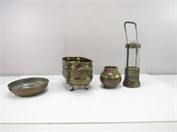 Copper/Brass Lantern & Bowls
