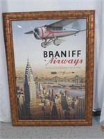 Framed "Braniff Airways"