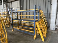 3 Steel Access Platforms, Approx 2.5m x 500mm